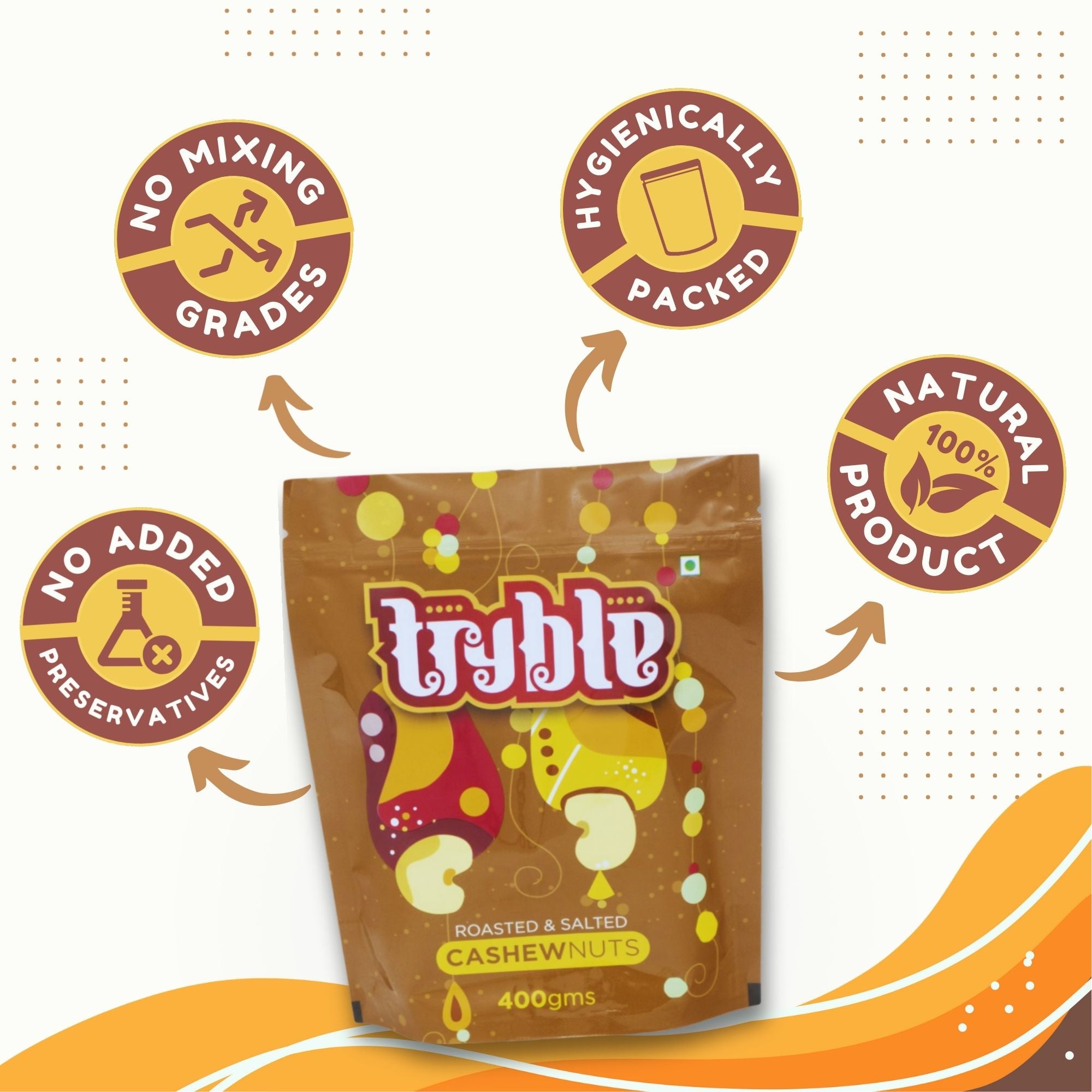 Tryble Salted 400g (Pack of 2)