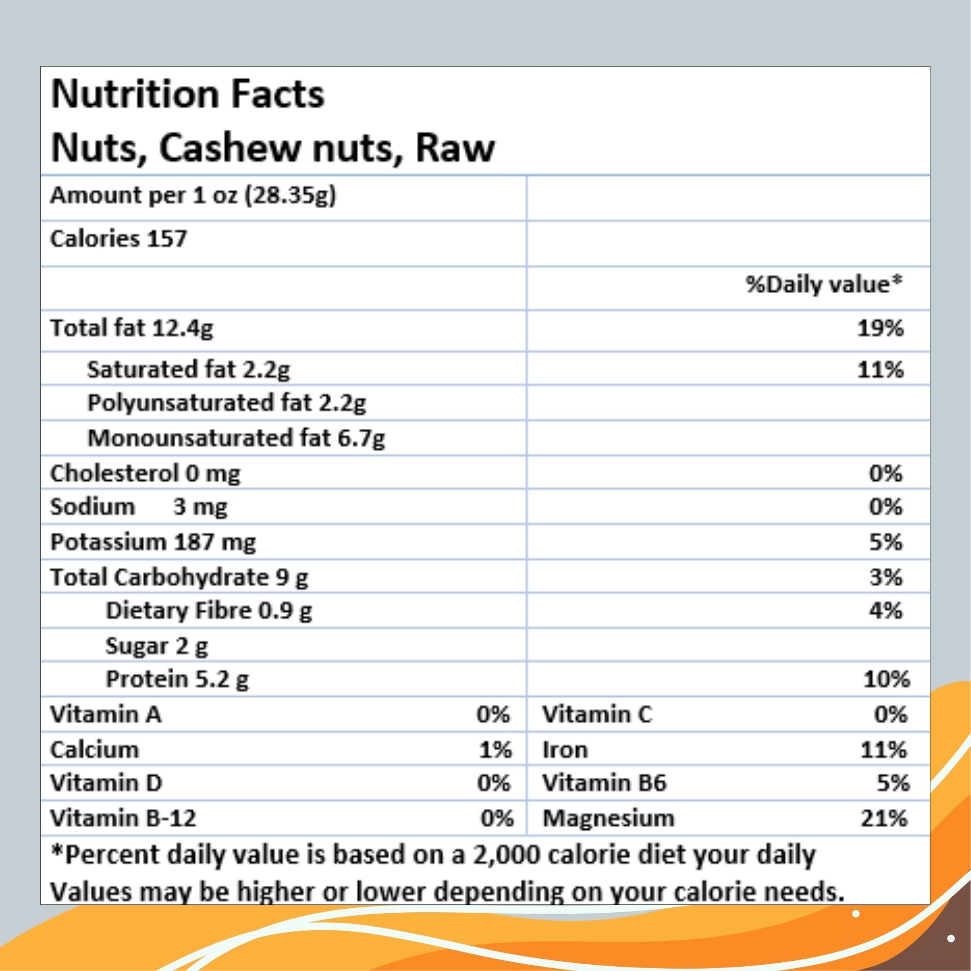 Plain Cashews (Kaju) Value Pack 500 g