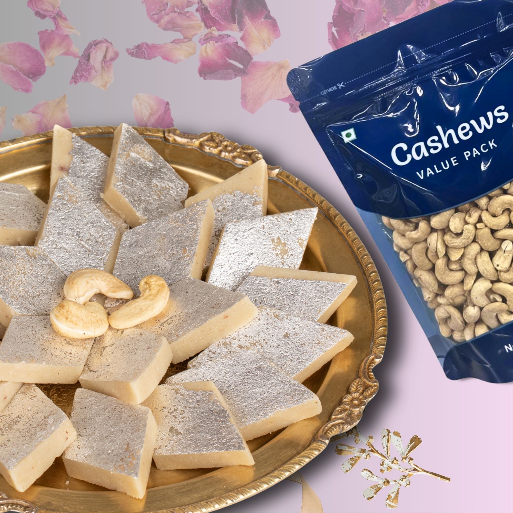 Plain Cashews (Kaju) Value Pack 400 g