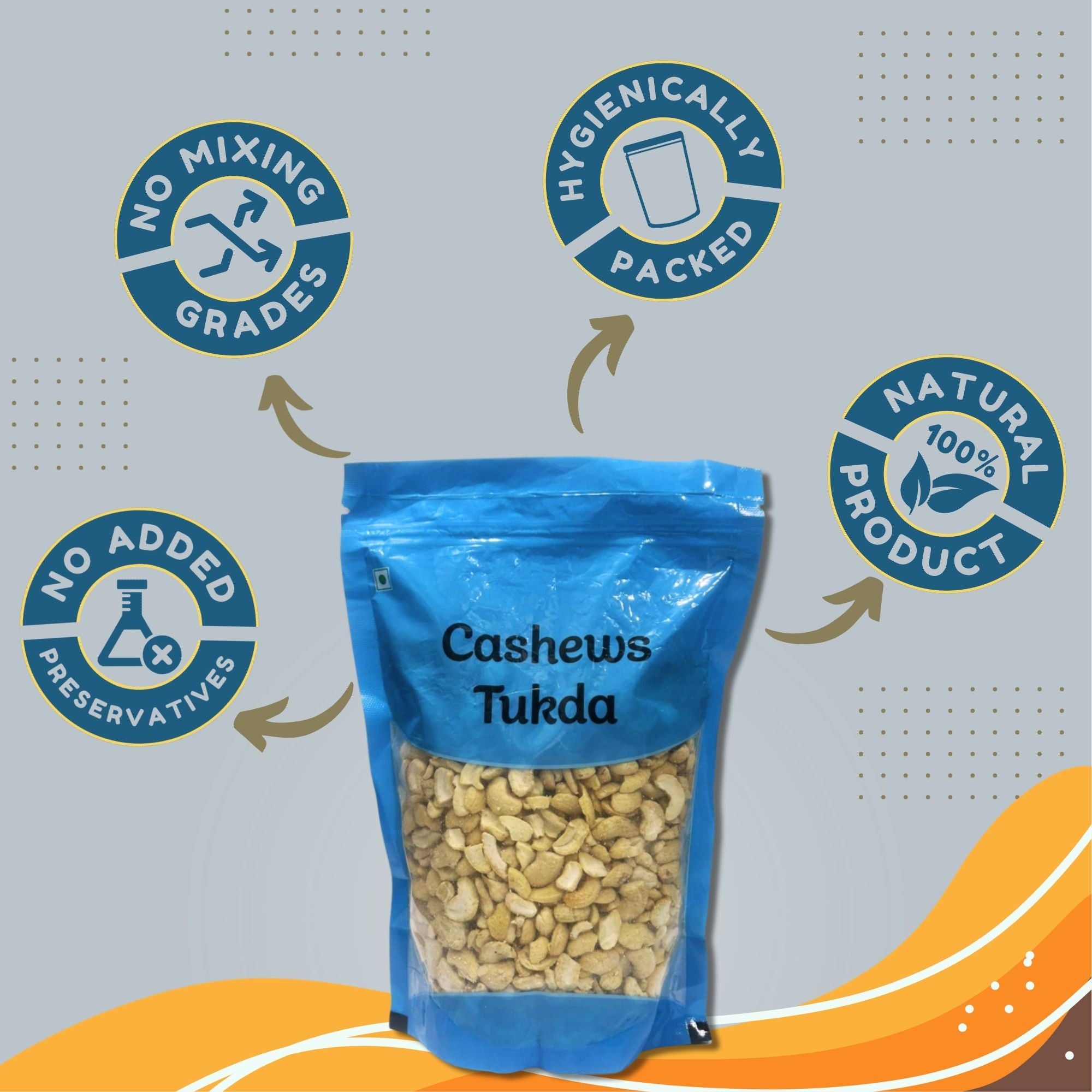 Tukda Kaju (Cashew Pieces) – Value Pack 500 g