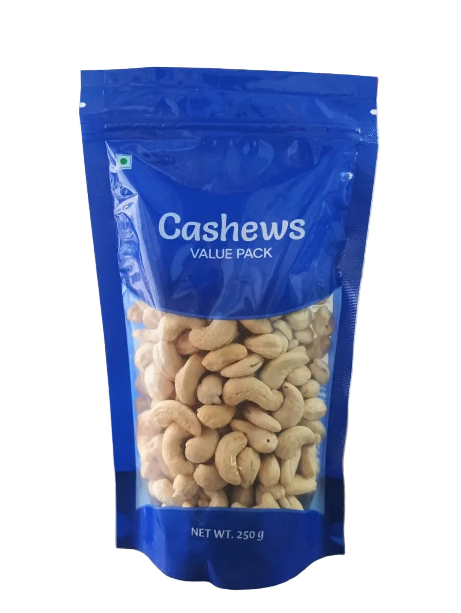 Plain Cashews (Kaju) Value Pack 250 g